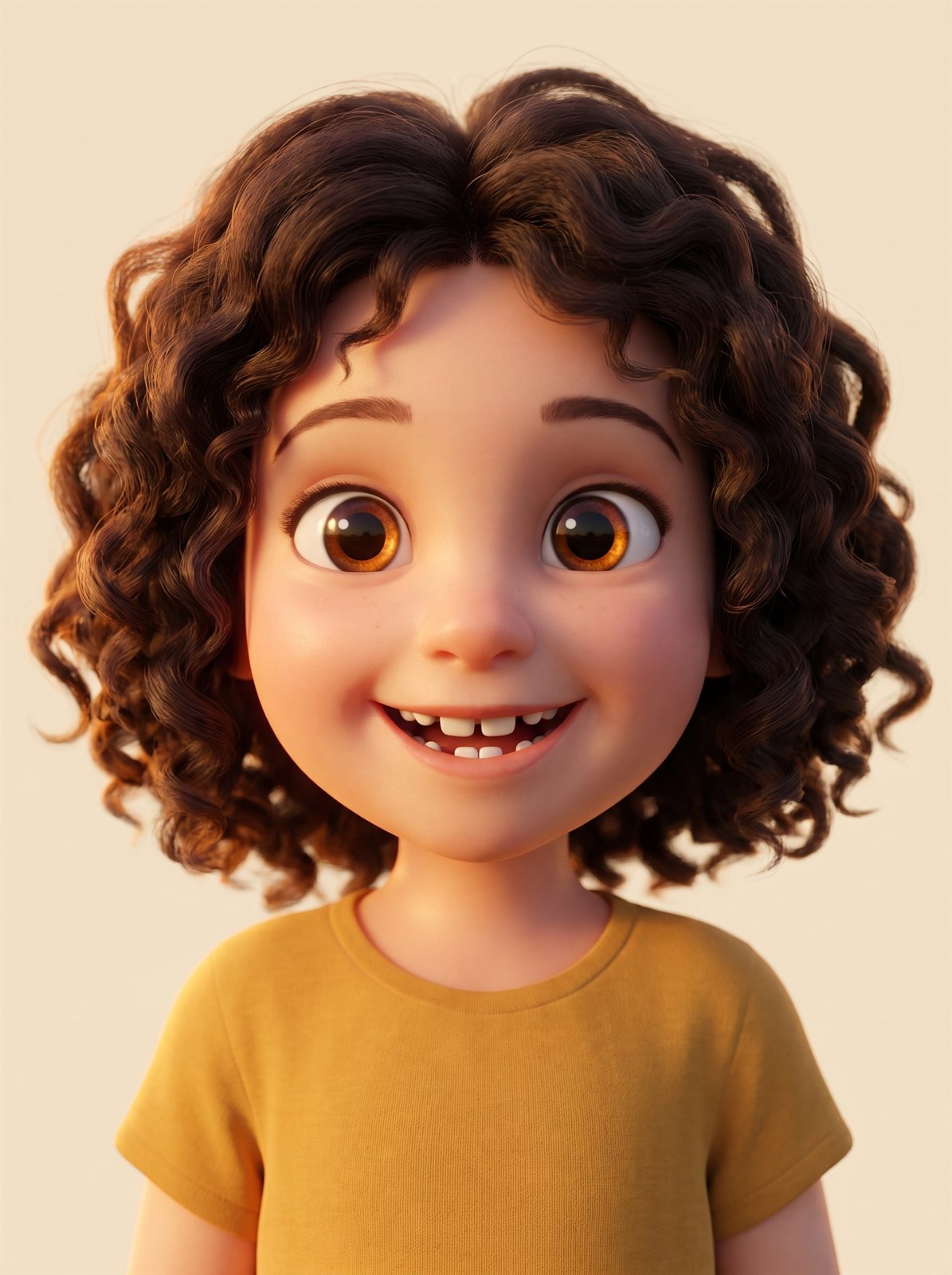 Mia im 3D-Animationsfilm-Stil